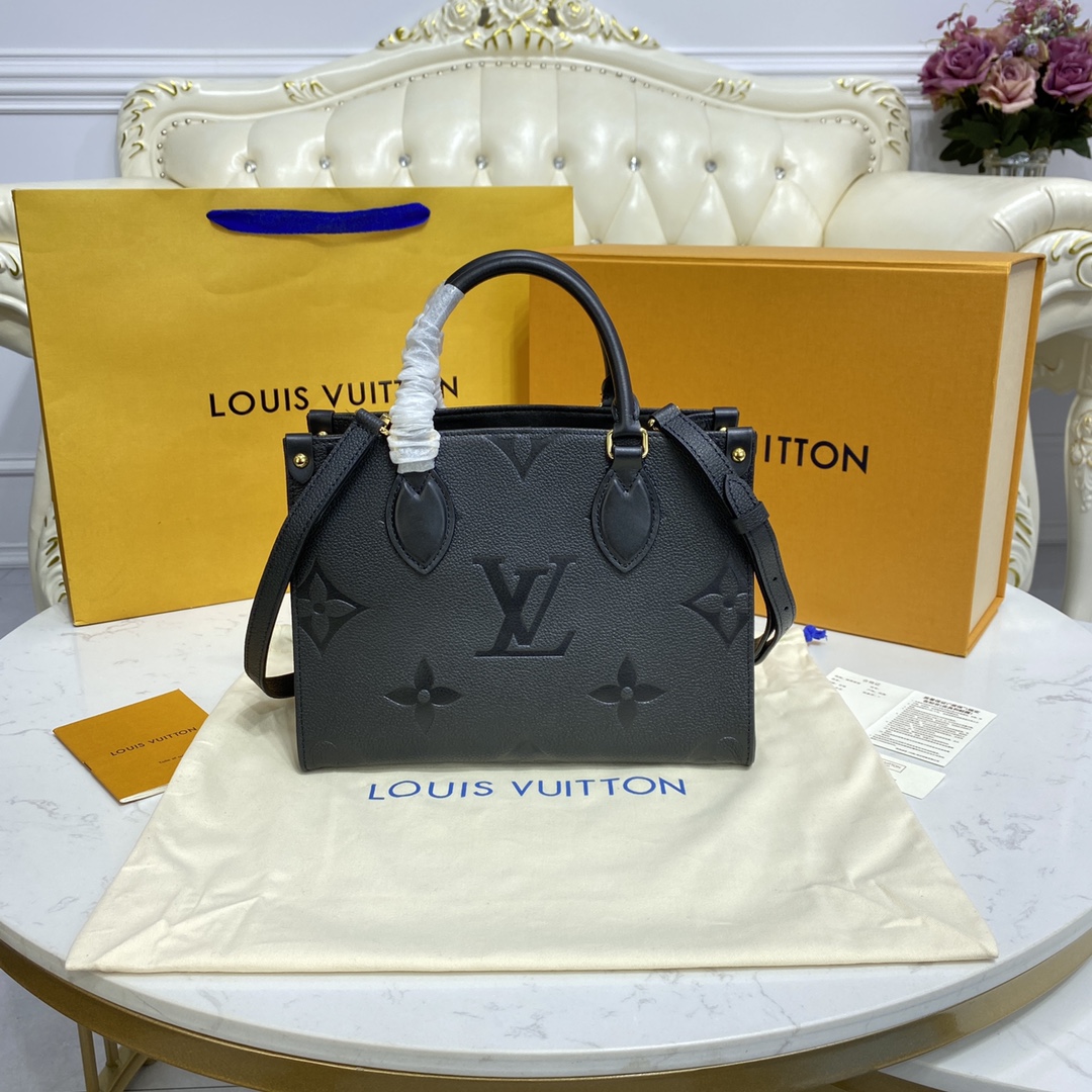 Louis Vuitton ONTHEGO PM Monogram Handbag M45653 Black